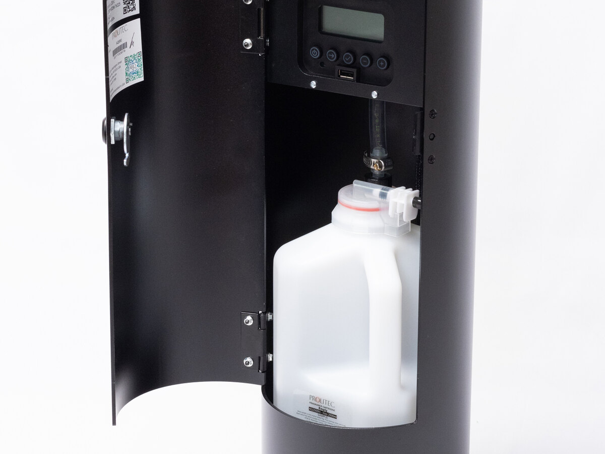Geöffnetes TOWER AirQ mit eingesetzter Duftkartusche